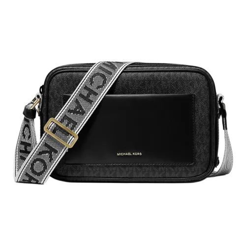 MICHAEL KORS MAEVE Покрытый холст Сумка через плечо Большая Женская Черная