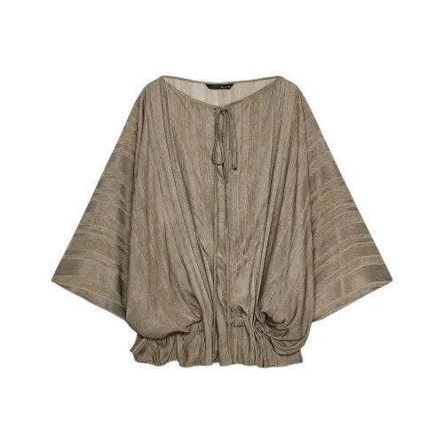 ZARA ZW Series Коричневые Женские Рубашки