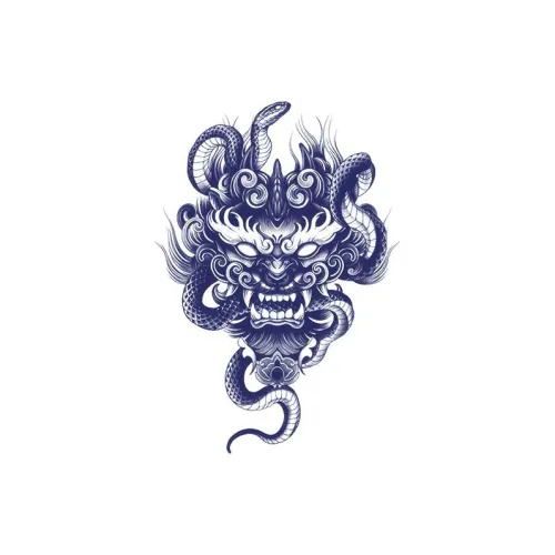 LIEJI Змея Монстр Мечта Травяной Татуировка Наклейка