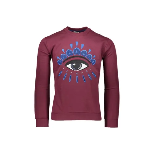 KENZO Толстовка Мужская Темно-Красная