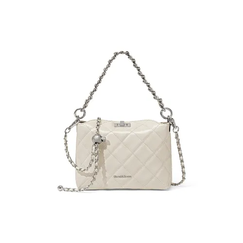 CinvaiKrose Сумка через плечо из синтетической кожи маленькая сумка для женщин цвет экрю черный