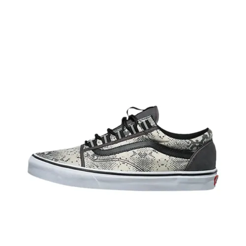 Vans Old Skool Скейтборд Кроссовки Мужские Черный Белый