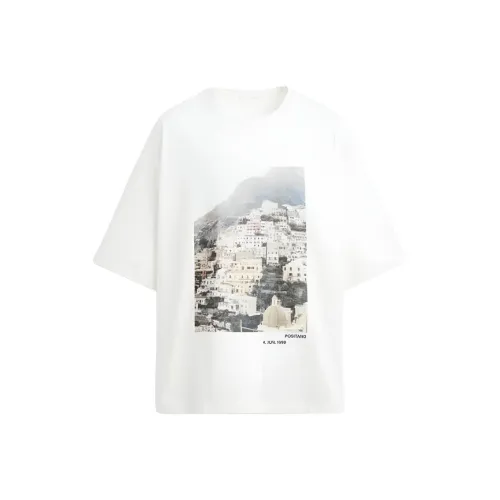ZARA Белая Мужская T-рубашка