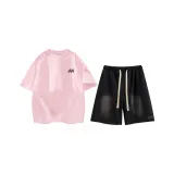 Одежда Набор (Розовый топ + Черный низ)