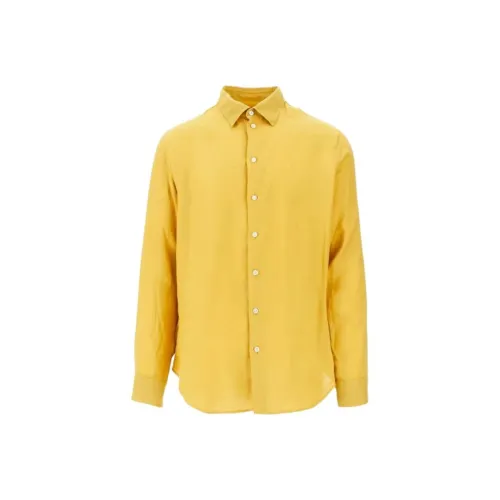 EMPORIO ARMANI Желтые Мужские Рубашки