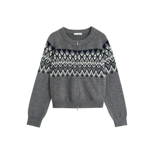 Inman Noble Серый Женский Трикотаж