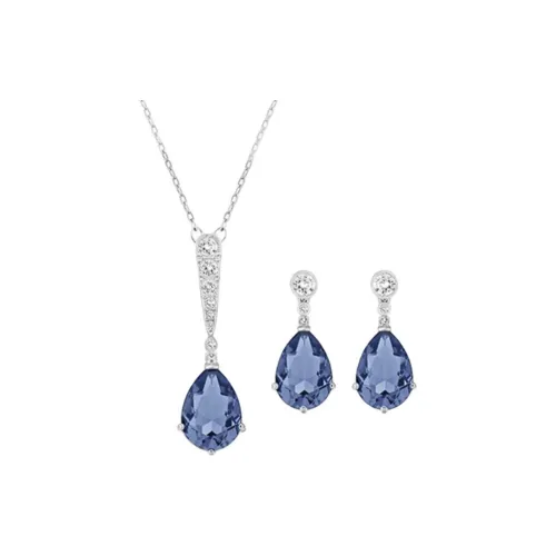 Swarovski Винтажный синий Кристалл Кулоны Женские Синий