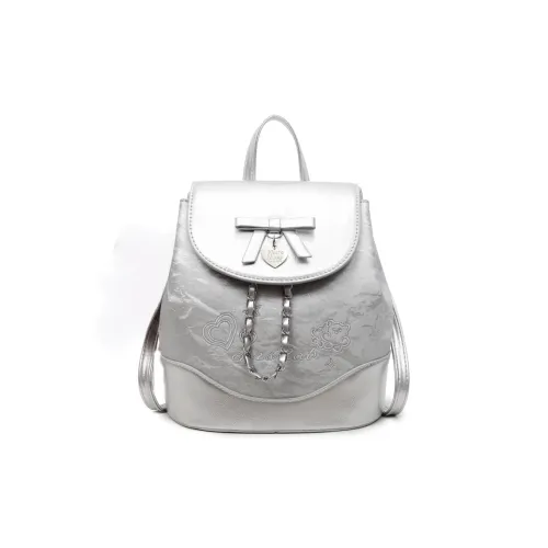 RIVMIND ПУ (полиуретан) Рюкзак Женский Белый Розовый Черный Кофейный Серебряный