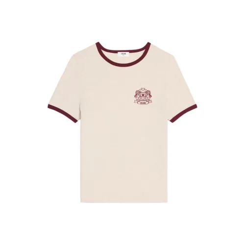 CELINE FW25 Стандартная T-рубашка Женская