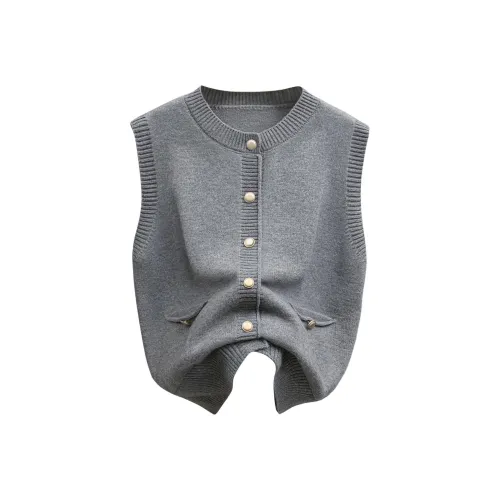 Cypress House Темно-серый Женский жилет