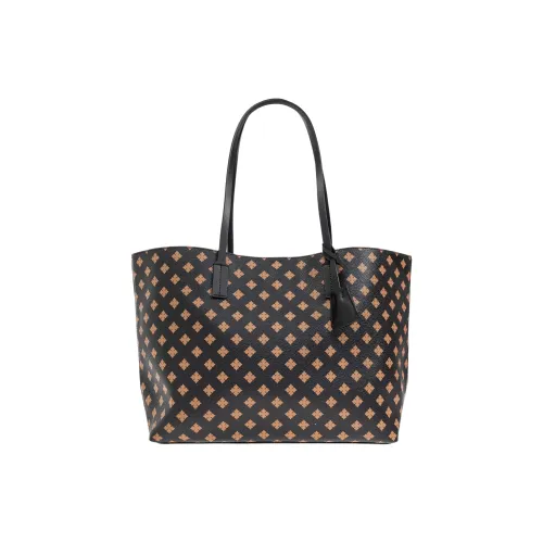 By Malene Birger COPENHAGEN MBC PVC с кожаными вставками Тоут Сумка Сумка для покупок Сумка на плечо Женская Черная Коричневая