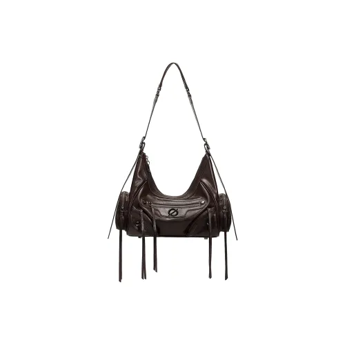 JELLYTOYBOY Artificial Leather Shoulder Bag Standard Women's Brown