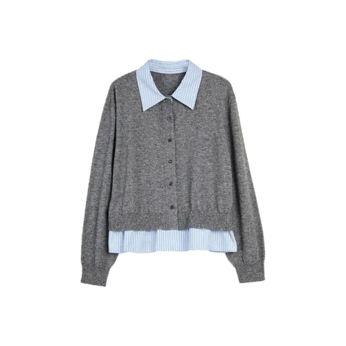 ELLE Средне-серый Женские Свитера