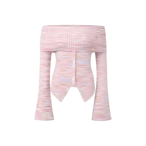 COHX Розовый Женский Трикотаж