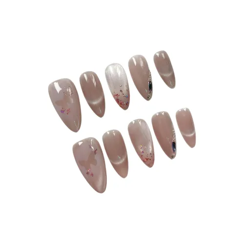 PURUITI Quiet Luxury Collection False Nail Миндаль Телесный Однотонный