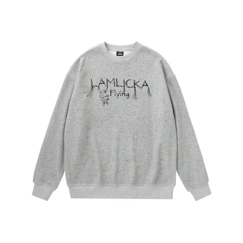 LAMLICKA Серый Унисекс Свитшоты