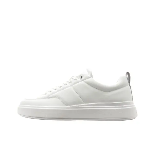 CALVIN KLEIN Низкие кроссовки для скейтбординга Мужские Белые