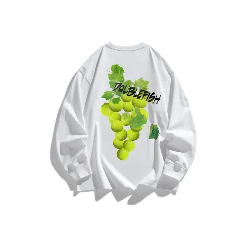 Двойная рыба Унисекс T-рубашки