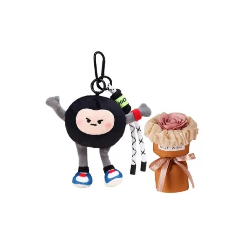 Jinnew Each с Тысячей Мячей Спортивный стиль Tournament Мультяшный Мерч Брелок Куклы Плюшевый Подвеска 12 см Высота