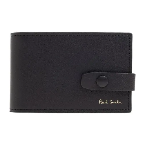 Paul Smith Телячья кожа овечья кожа держатель для карт кошелек мужской черный