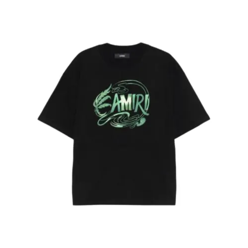 AMIRI Мужские черные футболки