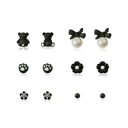 DVNRR Сплав Серьги-гвоздики Женские