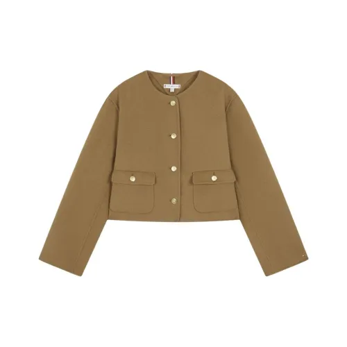 Tommy Hilfiger Темный хаки GWJ Женское пальто