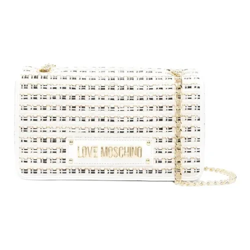 LOVE MOSCHINO Полиуретан Сумка через плечо Женская Белая