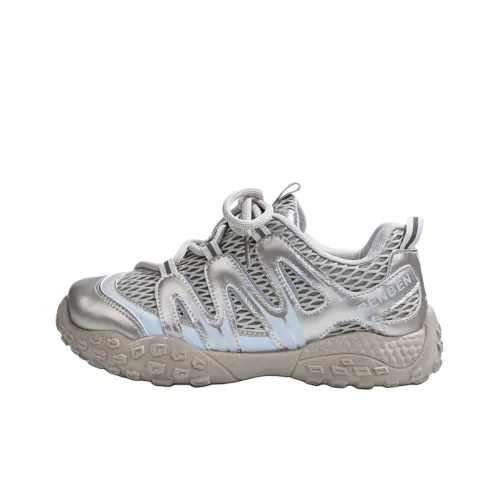 RENBEN Противоскользящий Дышащий Легкий Низкий Топ Кэжуал Женский Шампань