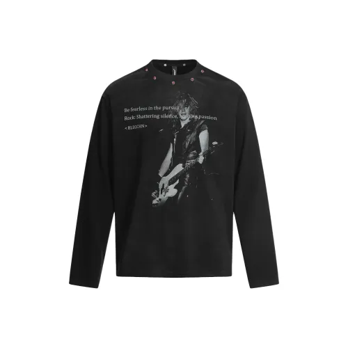 HIPHOPPUNKS Черная мужская футболка с коротким рукавом