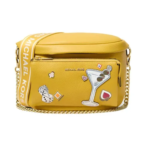 MICHAEL KORS Slater Полиуретан Плечо Сумка Средний Женский Желтый
