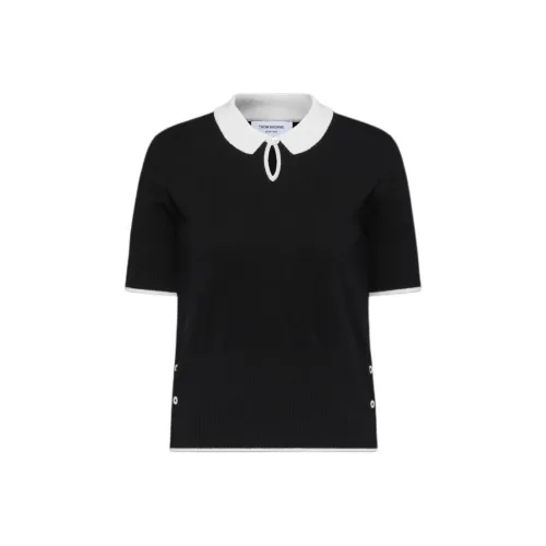 THOM BROWNE Черное Женское Поло