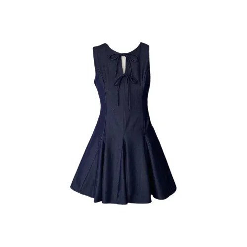 AFGGD Темно-серый Женские Платья без рукавов