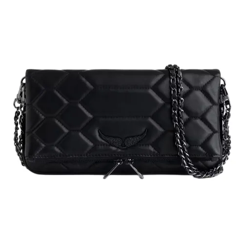 Zadig Voltaire Lambskin Сумка через плечо Женская Черная