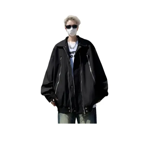 BLACK AT Черный Унисекс Куртки