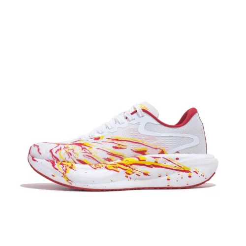 Jifffly Беговые кроссовки Low Top Белый Красный Унисекс