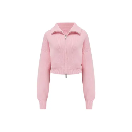 OH POLLY Ткань в рубчик Cropped ZIP UP Свитшот Женский