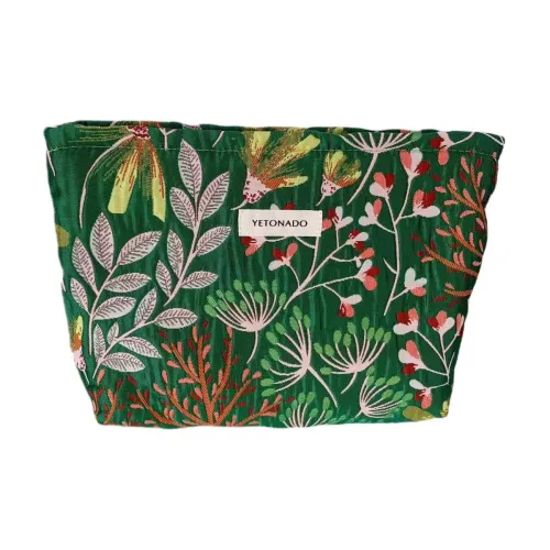 OMGD Цветочный Makeup Bag Большой объем Портативный Skincare Мешок для хранения Портативное Хранение Пылезащитный