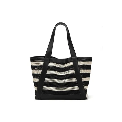 BEGOOER Сумка из микрофибры синтетическая кожа тоут сумка для покупок сумка через плечо обычная женская черно-белая