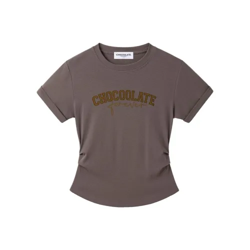 CHOCOOLATE Серый Женские T-рубашки