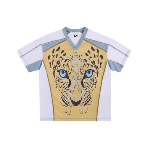 EK Белый Синий Мужская T-Рубашка