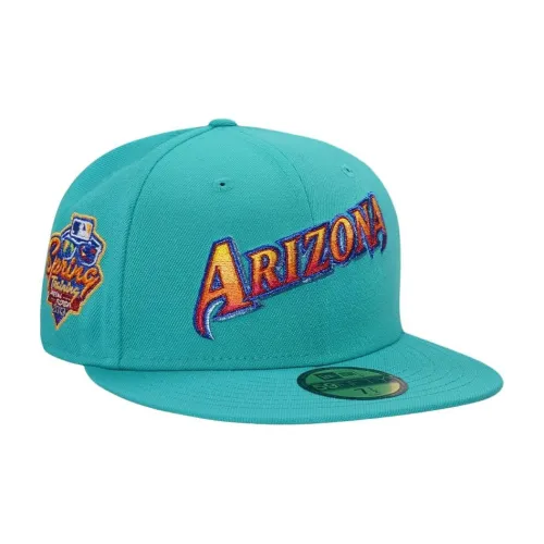 New Era Полиэстер Кепки Унисекс Небесно-Синий