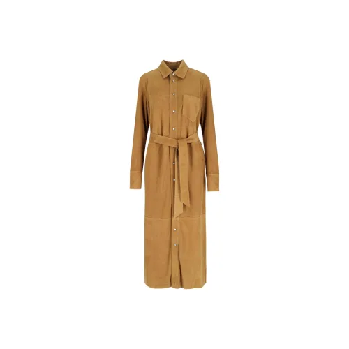 Polo Ralph Lauren Длинное платье с длинными рукавами женское