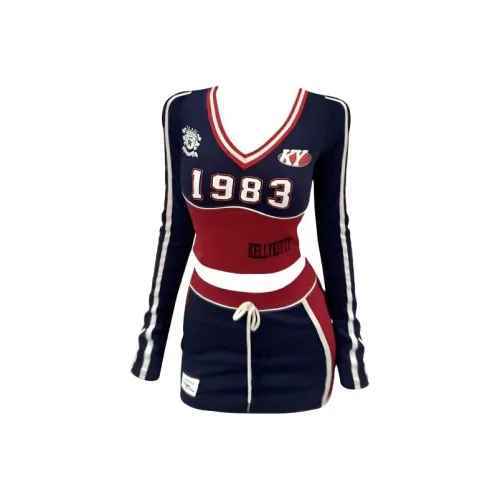 HUINIAN Синий Женские Комплекты с Юбкой