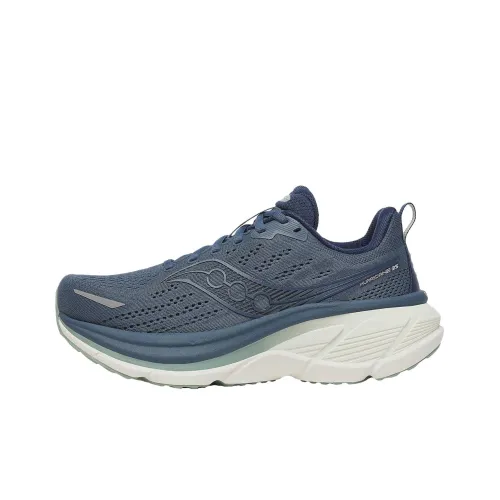 Saucony Hurricane 25 Дышащие Поддерживающие Беговые Кроссовки Унисекс Синие Зеленые