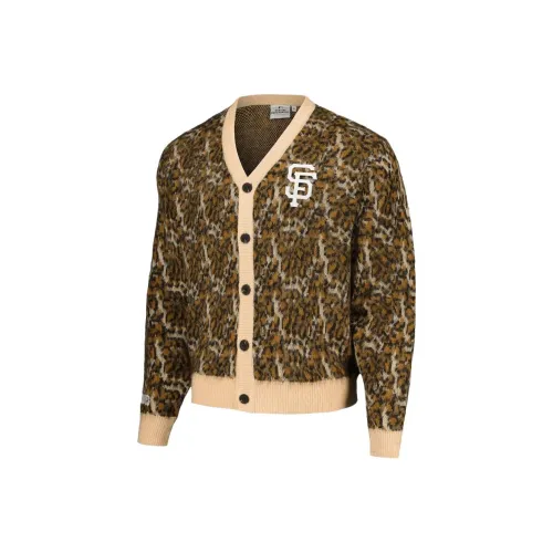 MLB X Pleasures FW23 Свитер Мужской Коричневый