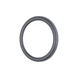 Металлический ободок + закаленное защитное стекло [округлый серый]