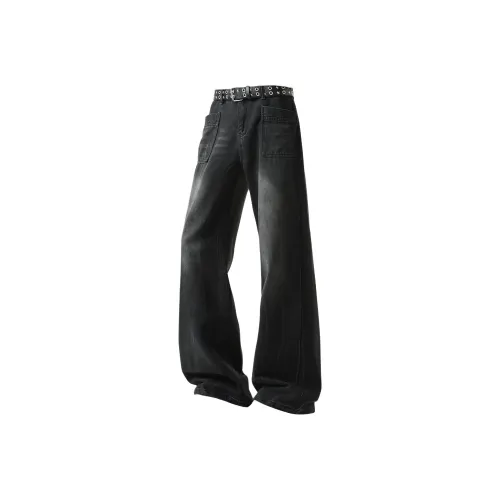 Lightning X Storm Черные Унисекс Джинсы