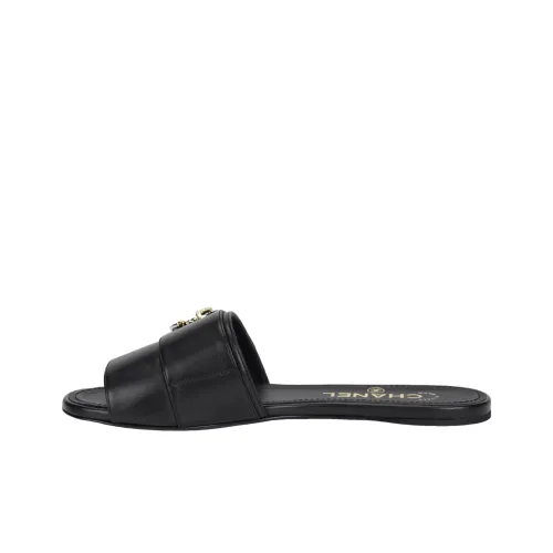 CHANEL Слипоны Black Women's