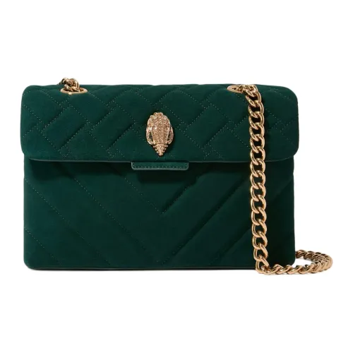 Kurt Geiger London Kensington Leather Сумка через плечо Сумка на плечо Маленькая Женская Темно-зеленая